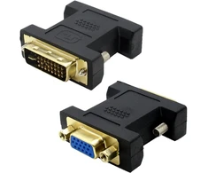 Vmojo Dvi į Vga adapteris Dvi-i 24+5 kištukas į Vga Hd15 lizdą skaitmeninis į analoginį adapteris