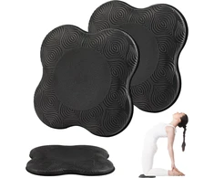 Vmutga Kelio pagalvėlių rinkinys jogos treniruotėms, 2 vnt., 20 x 20 cm, neslystantis, atsparus dilimui, skirtas kelių, alkūnių, riešų apsaugai - priedai tempimo pratimams, aerobikai, gimnastikai