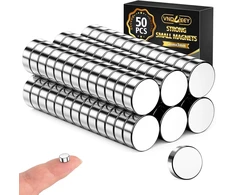 Vndueey stiprūs magnetai, 50 vnt., 6 x 2 mm magnetai magnetinei lentai, šaldytuvui, rankdarbiams, maži magnetai namams, darbui, nuotraukoms, magnetai lentai