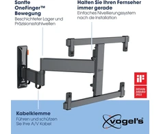 Vogel's Comfort Tvm 3465 pasukamas oled tv sieninis laikiklis 32-65 colių televizoriams, maks. 25 kg, pasukamas iki 180°, pilno judesio oled tv laikiklis maks. vesa 400 x 400, universalus suderinamumas
