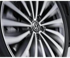 Volkswagen 10a071213 ratų stebulių gaubteliai (4 vnt.) Dynamic Vw Logo ratų apdaila