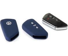 Volkswagen Golf 8 raktų dėklas su Vw logotipu, juodas