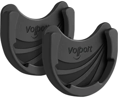 Volport 2 vnt. mobiliųjų telefonų laikiklis automobiliui, skirtas popsocket su 3m lipduku, silikoninis laisvų rankų įrangos telefono laikiklis automobiliui, skirtas prietaisų skydeliui ir priekiniam stiklui, suderinamas su išmaniaisiais telefonais, planše