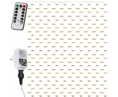Voltronic šviesos užuolaida varvekliai 3x3 300 led lempučių