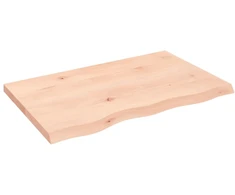 Vonios kambario stalviršis, 80x50x(2-4) cm, medienos masyvas