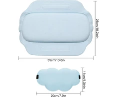 Vonios pagalvė kaklui, ergonomiška vonios pagalvė su siurbtukais, vandeniui atspari kaklo pagalvė voniai su miego kauke voniai, baseinui, Spa