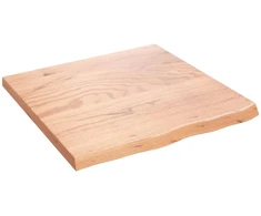 Vonios stalviršis, šviesiai rudas, 60x60x(2-4) cm, mediena