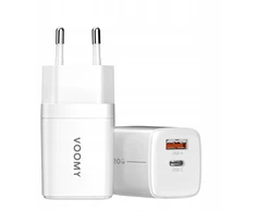 Voomy Charge M20 - Greitas 20 W įkroviklis - Baltas