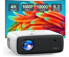 Vordon Yoton Y6 – 4k projektorius, 18000 liumenų, Bluetooth 5.2, Full Hd
