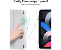 Vozehui 10,9 colio dėklas, skirtas ipad 10 generation 2022 su pieštuko laikikliu, trijų dalių stovu, plonas lengvas apsauginis dėklas, išmanioji automatinio pažadinimo funkcija