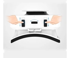 Vr ausinės, suderinamos su iphone ir android telefonais, virtualios realybės ausinės, google cardboard - mini išskirtinės lengvos - patogūs nauji 3d vr akiniai (vr4.0 vr box, 1 pakuotė)