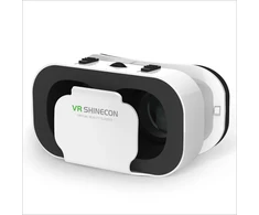 Vr ausinės, suderinamos su iphone ir android telefonais, virtualios realybės ausinės, google cardboard - mini išskirtinės lengvos - patogūs nauji 3d vr akiniai (vr4.0 vr box, 1 pakuotė)
