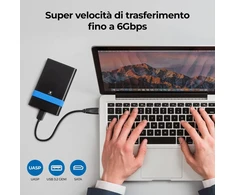 Vultech Gs-15u3 išorinis standžiojo disko dėklas 2.5 colio Sata Iii Ssd/hdd iki 9.5mm 8tb 6gbps Uasp Super Speed su Usb 3.0 laidu suderinamas su Western Digital, Toshiba, Seagate, Hitachi, Ps4, XBOX