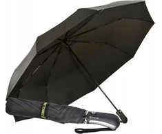 Laikrodis Vyriškas skėtis, vyriškas moteriškas tvirtas juodas didelis 120 cm automatinis unisex