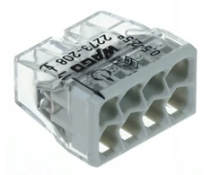 Wago 8x greitoji jungtis elektros laidams 8x 0,5-2,5 mm² - 1 vnt.