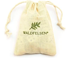 Waldfelsen 6, 12, 20, 30 arba 50 aukštos kokybės mediniai kauliukai pagaminti iš tikro buko medžio, žaidimo kubeliai mediniai 16 mm standartiniai kauliukai su medžiaginiu maišeliu (rudi, 12 vienetų)