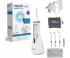 Waterpik Belaidis dantų irigatorius, skirtas dantims, breketams, protezams, rinkinys su 4 antgaliais