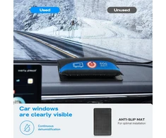 Watsabro Oro sausintuvas automobiliams, oro sausintuvo pagalvėlė, 2 x 400g, tinkamas nuo langų rasojimo, silikagelis nuo drėgmės, kondensato, kvapų automobiliui sausinti, su vizualine priminimo funkcija
