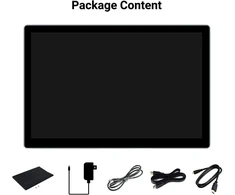 Monitorius Waveshare 10.5 colių talpinis jutiklinis amoled ekranas, suderinamas su raspberry pi/jetson nano/pc hdmi prievado ekranu, 2560x1600 2k raiška