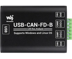 Waveshare Pramoninės klasės Can/can Fd magistralės duomenų analizatorius, Usb į Can Fd adapteris, Can/can Fd magistralės komunikacijos sąsajos plokštė, Can/can Fd protokolo duomenų analizatorius, palaiko Windows ir Linux