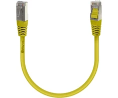Spausdintuvas Waytex 33802 ethernet kabelis rj45 cat 6a s/ftp 500mhz ekranuotas 100% varinis lszh be halogenų, suderinamas su pc, spausdintuvu, dėžute, maršrutizatoriumi, tinklo jungikliu, žaidimų konsolėmis, televizoriumi - 0.5m, geltonas