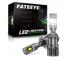 Wertteile H1 led canbus fateeye lemputės, labai stipri balta šviesa 6500k 20000lm