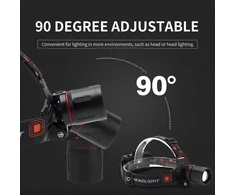 Weslite Žibintas ant galvos su žalia šviesa, 1000 liumenų, žalias led, įkraunamas medžioklei, fokusuojamas, reguliuojamas, usb žibintas ant galvos, žibintai ant galvos, žalia šviesa, 3 režimai naktiniam matymui, žvejybai, stovyklavimui (žalias led)