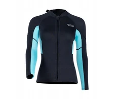 Wetsuit viršutinė dalis ilgomis rankovėmis Wetsuit Jacket Surfing Wet Suit Women Mėlyna Xl
