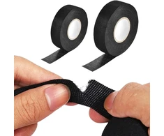Whycnjl audinio juostos rinkinys, 2 vnt., 1 x 19 mm x 15 m ir 1 x 15 mm x 15 m lipni juosta, laidų pynė, audinio juosta, lipni juosta, laidų pynė, elektriko juosta, automobilio laidų pynė, veltinio juosta kabeliams