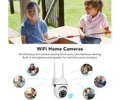 Wi-fi Lauko Stebėjimo Kamera 1080p, Vandeniui Atspari, Judesio Aptikimas