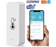 Wi-fi Termometras ir Drėgmės Jutiklis Tuya Smart Life