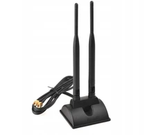 Wifi antena dvigubo dažnio 2.4ghz 5ghz kryptinė rp-sma 6dbi