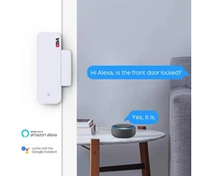 Wifi Durų ir Langų Atidarymo Jutiklis su Pranešimais