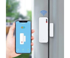 Wifi Durų ir Langų Atidarymo Jutiklis su Pranešimais