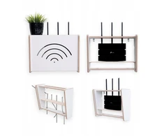 Wifi ir routerio gaubtas ir spintelė | routerio lentyna | pagaminta Es