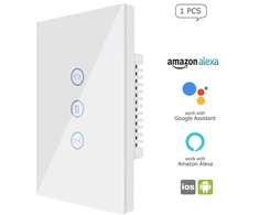 Wifi roletų laikmačio jungiklis, Useelink roletų jungiklis Us, išmanusis žaliuzių laikmatis, suderinamas su Alexa/google Home, valdymas programėle nuotoliniu būdu, laikmatis, reikalingas neutralus laidininkas, tik 2,4 Ghz (1