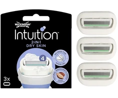 Wilkinson Sword Intuition Dry Skin skutimosi peiliukai moterims, 3 vnt.
