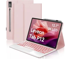 Winchking klaviatūra, skirta Lenovo Tab P12 Pro 12.7 colių 2023, klaviatūros dėklas, skirtas Lenovo P12, itališka magnetinė klaviatūra su foniniu apšvietimu ir bluetooth, skirta Lenovo P12 Pro planšetiniam kompiuteriui