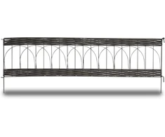 Windhager Apvadas gėlių lysvėms pvc ratanas 35 x 100 cm antracito spalvos