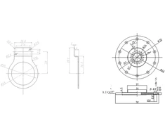Windmeile pedalų jutiklis Bz-10, Pas jutiklis, Pas sistemos asistentas, E-dviratis, elektrinis dviratis, Pedelec, 24v/36v/48v