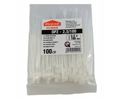 Wkret Met Klimas Sutvirtinimo juostelės baltos 2,5 mm x 100 mm Wkręt-met 100 vnt.