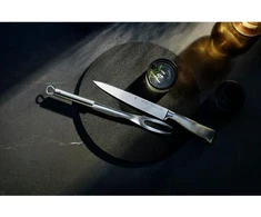 Wmf filėavimo peilis grand gourmet, ilgis 28,5 cm, ašmenų ilgis 16 cm, performance cut, pagamintas vokietijoje, kaltas specialus ašmenų plienas, nerūdijančio plieno rankena