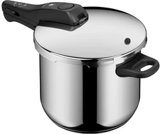 Wmf perfect one pot greitpuodis indukcinei viryklei 6.5 l, greitpuodis, didelis gaminimo signalas, 2 gaminimo lygiai, nuimama dangčio rankena, cromargan nerūdijantis plienas