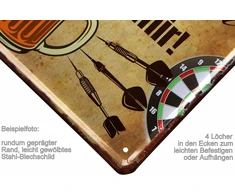 Wogeka Art Mj 68 Retro skardinis ženklas - slidinėjimo evoliucija - juokingas posakis kaip dovanos idėja gimtadieniui Kalėdų dekoravimui 21 x 15 cm Vintage dizaino metalas
