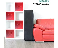Wooxgehm sulankstomos lovos laikymo uždangalas, 210d oksfordo audinys, vidaus ir lauko baldų apsauga nuo dulkių, reguliuojamas raištelis, atsparus vandeniui ir dulkėms, sulankstomoms lovoms (85 x 33 x 107 cm)