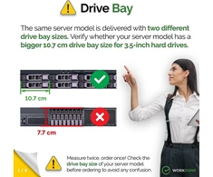 Workdone 3.5" Caddy serveriams Dell Poweredge