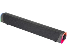 Kompiuterio kolonėlės Woxter Big Bass 320 Soundbar garso juosta su 18w galia (rgb apšvietimas, 3.5mm Pc/ps4/XBOX/tv/telefonui/planšetei) maitinamas per Usb (juoda)