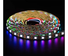 Ws2815 Led juosta 5m, 300 Rgb pikselių, 12v, juodas Pcb