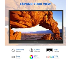 Wstirhy nešiojamas jutiklinis monitorius Usb C 14 colių 1920 x 1080p Ips jutiklinis ekranas su garsiakalbiais, Hdmi, Type-c kelioninis išorinis monitorius, skirtas Pc nešiojamam kompiuteriui XBOX Ps4/5 Switch