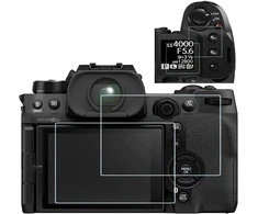 Objektyvas X-h2s 4 vnt. itin skaidri 9h kietumo grūdinto stiklo ekrano apsauga, skirta Fuji X-h2s x-h2s skaitmeniniam fotoaparatui